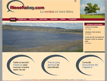 Tablet Screenshot of filosofiahoy.com