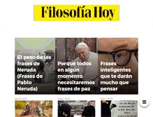 Tablet Screenshot of filosofiahoy.es